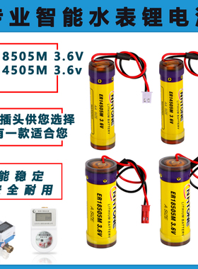 适用NHTONE 弘同 孚安特 翰兴日月 智能水表电池ER18505M 14505M  山东临沂浪淘腾越冠翔高翔水表3.6V锂电池