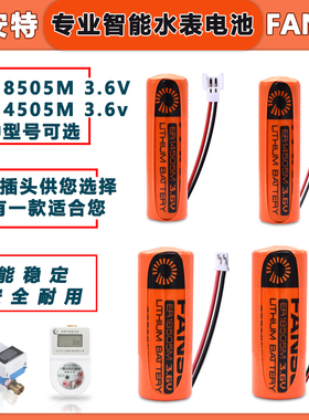 适合孚安特智能水表电表水表流量计RAM记忆PLC 3V CR17450E ER14505 18505 3.6V锂电池