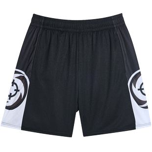 准者篮球短裤男春夏新款宽松户外跑步运动训练美式针织四分裤