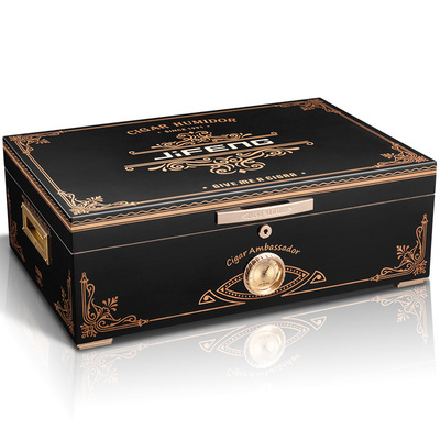 雪茄盒雪松木质大容量雪茄保湿盒专业雪茄保湿箱保湿柜