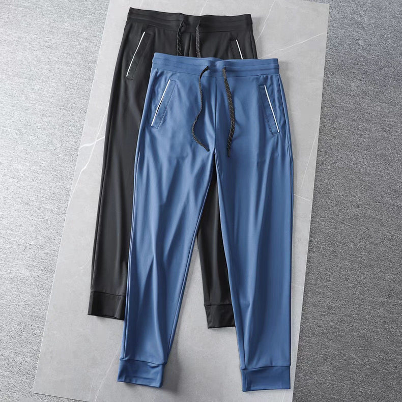 百搭高腰透气速干束口高弹力卫裤速干裤纯色弹力运动休闲夏季裤子,男装,卫裤,淘宝优惠券,粉丝福利购,淘宝优惠卷