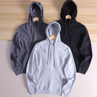 男连帽抓绒常规标准型常规款 秋冬上衣打底抓绒衣 日常百搭卫衣男士