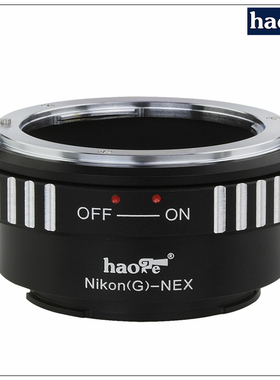 尼康AI(G)/AF镜头转接环 可调光圈适用于索尼e卡口微单相机A6500