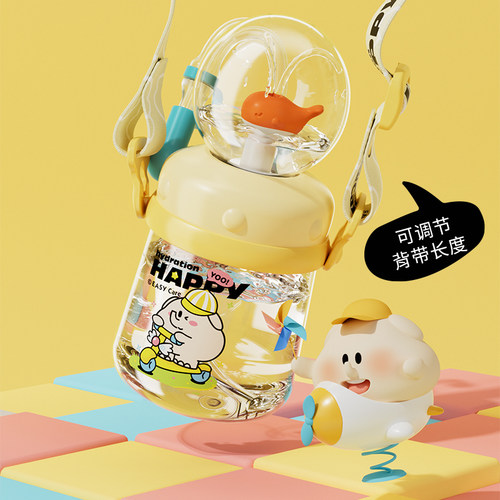 儿童吸管杯宝宝一岁以上夏季
