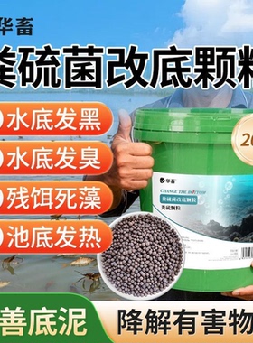 DB华畜粪硫菌改底颗粒水产用桶装硫化氢氧化菌硫细菌底改王生物底