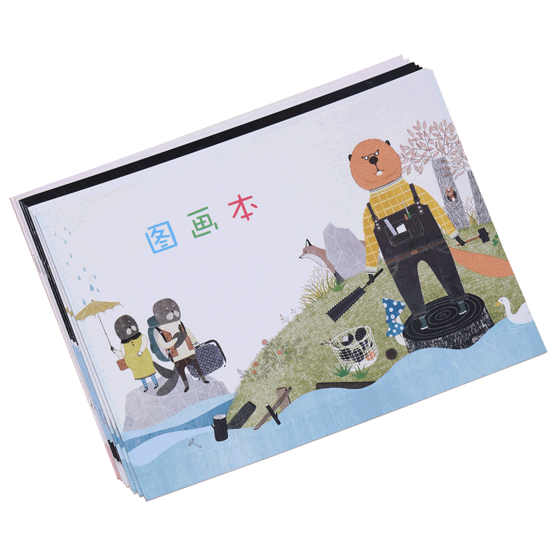 本装空白本子小学生画纸白纸批发