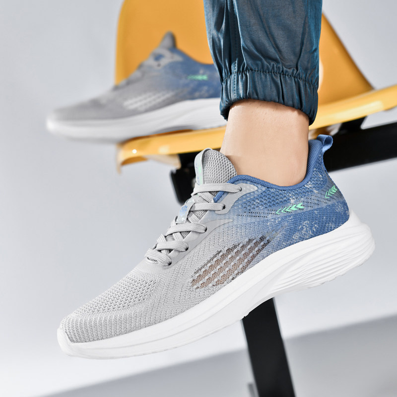 双星镂空透气网鞋2024夏季薄款休闲男鞋轻便防滑男士运动鞋子