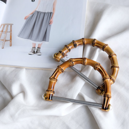 珍珠竹节夏季提手diy编织配件