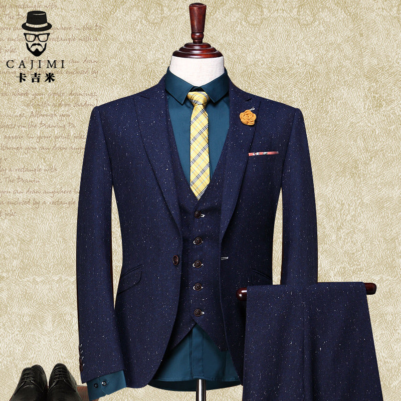 Groom marry full dress man 's suit suit wedding Self cultivation Korean Edition handsome leisure time man suit suit customizedin the Men's clothing, Suits  category - from Buy2taobao.com to provide professional Taobao agent buy service