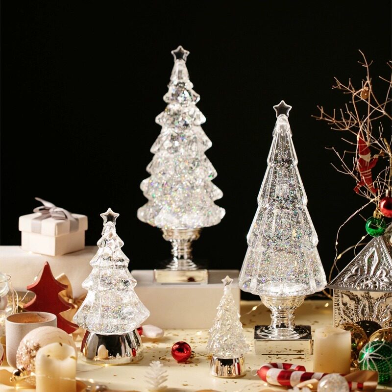 圣诞树水晶球发光摆件装饰品桌面布景氛围灯送女生儿童圣诞节礼物,节庆用品/礼品,圣诞树,淘宝优惠券,粉丝福利购,淘宝优惠卷