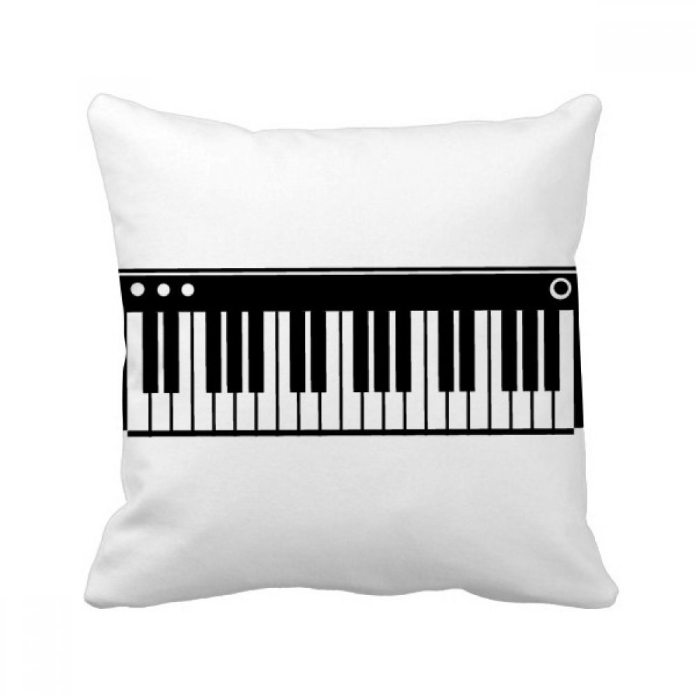 电子钢琴音乐耳机歌曲 方形抱枕靠枕沙发靠垫双面