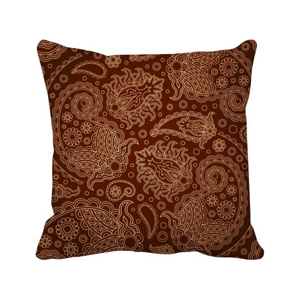 印度风情佩斯利花纹枣椰 方形抱枕靠枕沙发靠垫双面含芯礼物