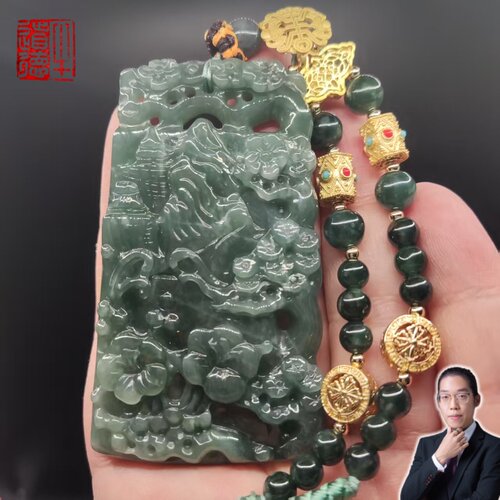 精品翡翠吊坠 玉佩项链男女款送礼收藏佳品正品保真