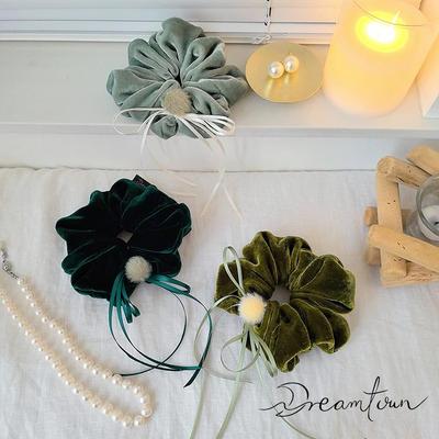 森林之息手作真丝丝绒发圈