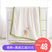 通用 KIDDA婴儿毛毯秋冬儿童盖毯新生儿珊瑚绒小毯子宝宝被子四季