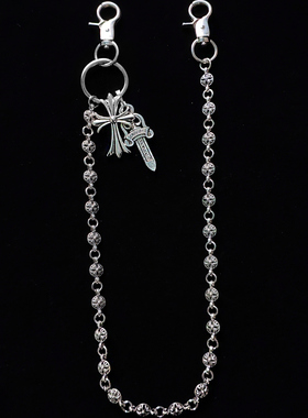 原创朋克风裤链高级感配饰小众cleanfit腰链牛仔裤挂饰