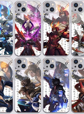 王者宫本武藏金属漆玻璃手机壳适用苹果17华为荣耀400全包OPPO小米17红米k90一加ACE5保护壳vivoiqoo15/neo11