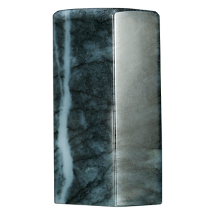 玉说和田玉青花印章男款水墨平安文房玉石书房小摆件约84g附证书