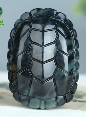 和田玉龟甲手把件男款