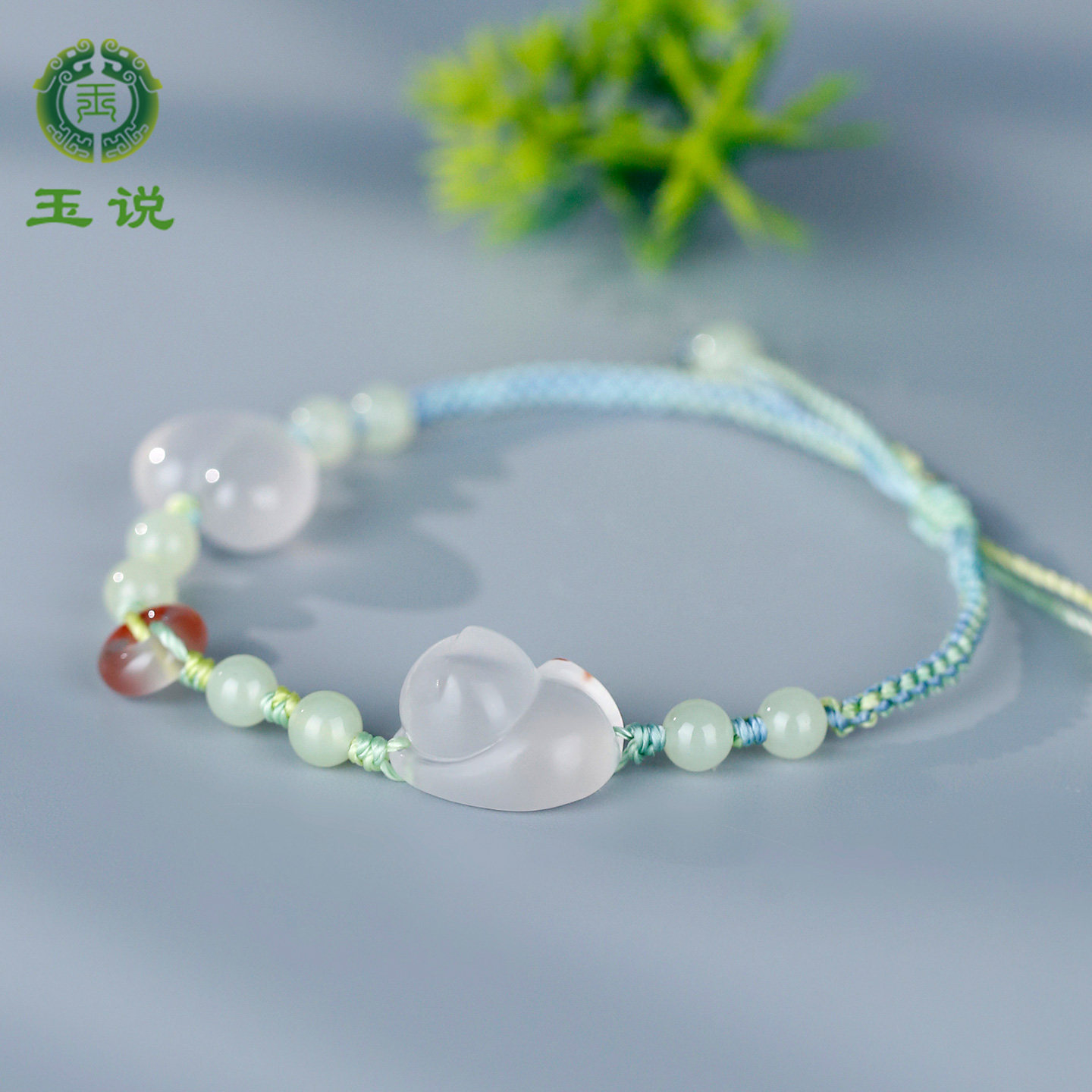 玛瑙手链女款南红卡通猫咪