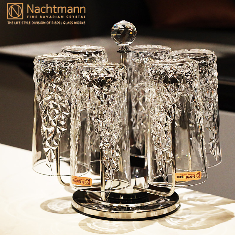 德国Nachtmann进口水晶玻璃威士忌洋酒啤酒杯饮料果汁水杯子套装