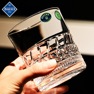 BOHEMIA捷克进口水晶玻璃轻奢威士忌洋酒杯啤酒杯子酒樽酒具套装
