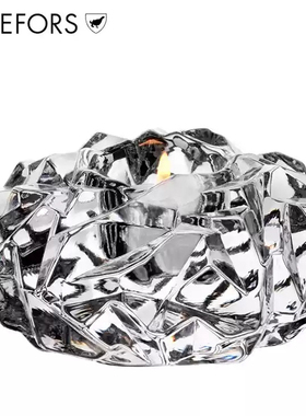 进口水晶玻璃北欧轻奢浪漫摆件