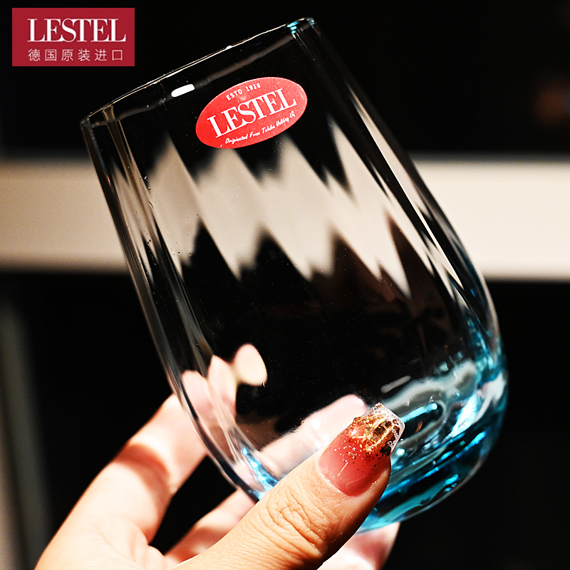 德国进口LESTEL彩色水晶玻璃杯
