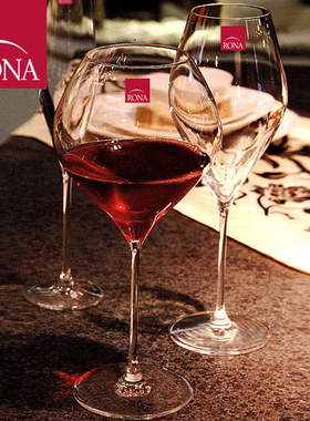 RONA捷克进口手工杯水晶玻璃红酒杯高脚杯品酒葡萄酒杯家用套装