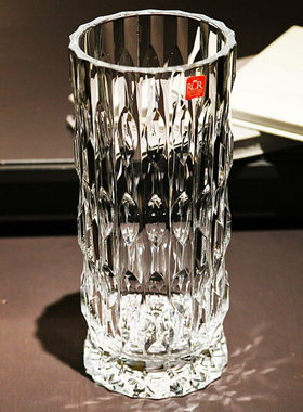 意大利RCR进口欧式现代时尚水晶玻璃花瓶富贵竹简约百合花器摆件