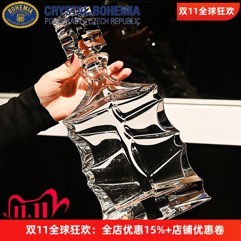 捷克BOHEMIA水晶玻璃威士忌套装