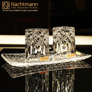 德国Nachtmann水晶玻璃威士忌洋酒杯鸡尾啤酒果汁饮料水杯子套装
