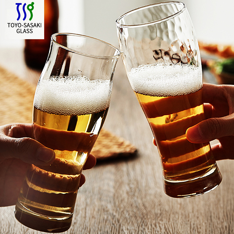 日本原装进口东洋佐佐木玻璃杯精酿啤酒杯水杯饮料杯可乐杯黑啤杯