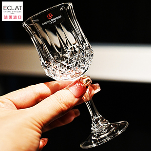 法国CDA进口水晶玻璃古典欧式 高脚杯雕刻红酒杯白葡萄酒杯子套装
