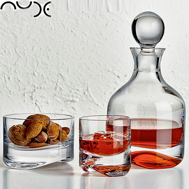 进口水晶奢华带樽洋酒杯醒酒器