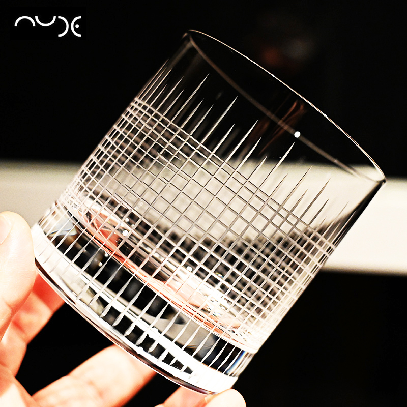 土耳其进口NUDE水晶刻花威士忌杯