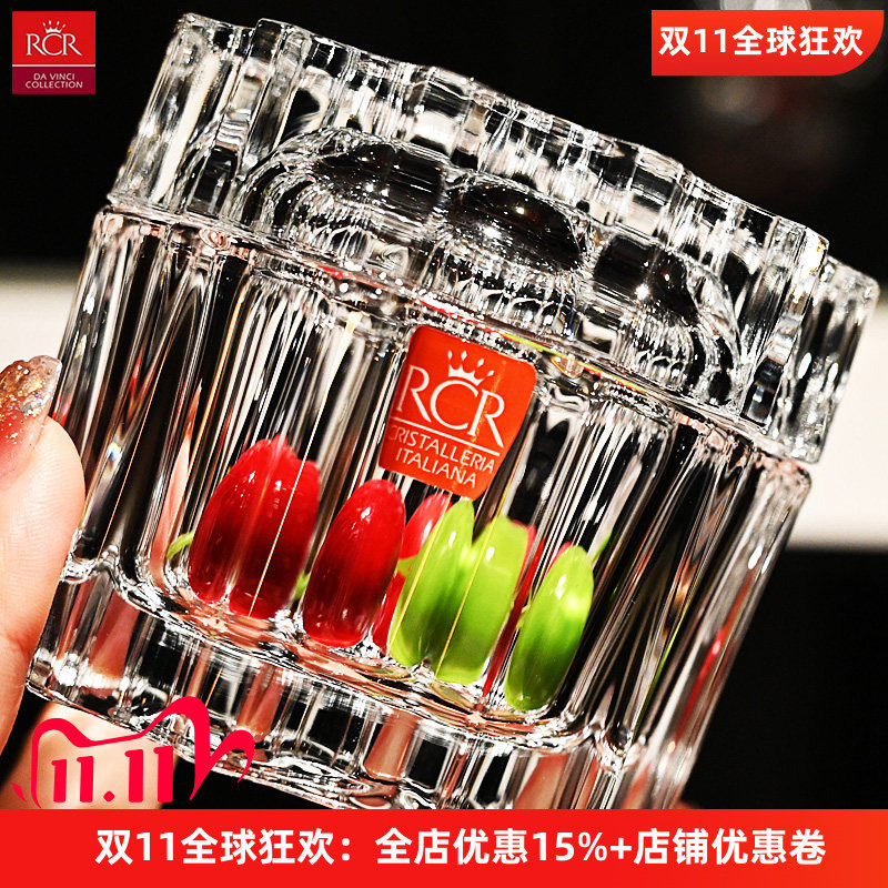 意大利原装进口水晶玻璃饰品盒
