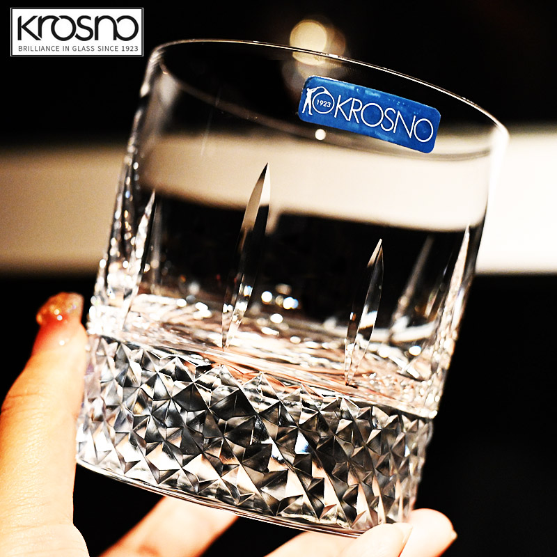Krosno进口水晶玻璃威士忌杯套装