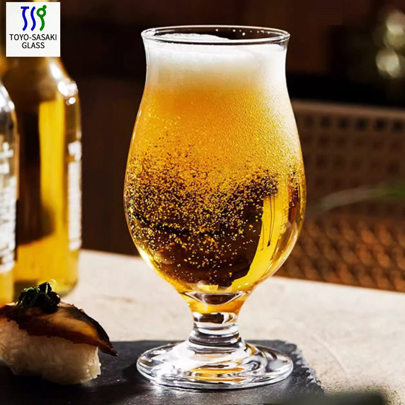 日本进口佐佐木轻奢玻璃高脚精酿啤酒杯家用冷饮果汁杯可乐水杯子,餐饮具,啤酒杯,淘宝优惠券,粉丝福利购,淘宝优惠卷