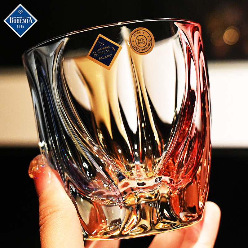 捷克进口BOHEMIA水晶玻璃威士忌