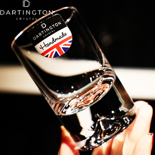 英国DARTINGTON进口水晶玻璃手工酒杯调酒鸡尾酒杯烈酒杯白酒杯子