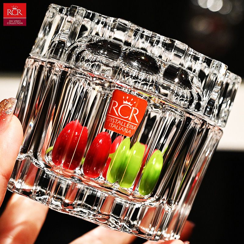 意大利原装进口水晶玻璃饰品盒