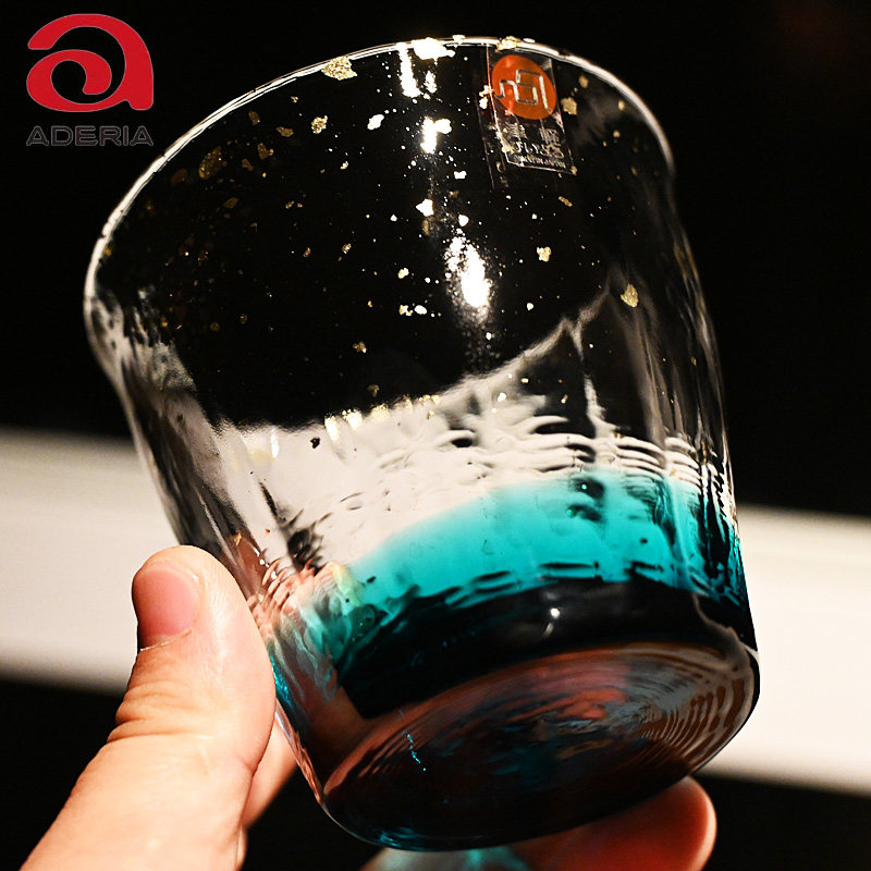 ADERIA石冢硝子津轻玻璃清酒杯子
