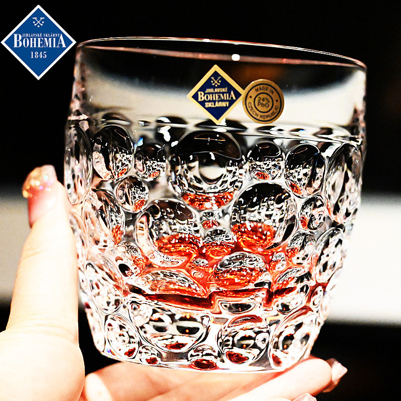 捷克进口水晶玻璃彩色XO威士忌洋酒杯烈酒白兰地酒杯子水杯果汁杯,餐饮具,洋酒/威士忌杯,淘宝优惠券,粉丝福利购,淘宝优惠卷