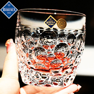 捷克进口水晶玻璃彩色XO威士忌洋酒杯烈酒白兰地酒杯子水杯果汁杯