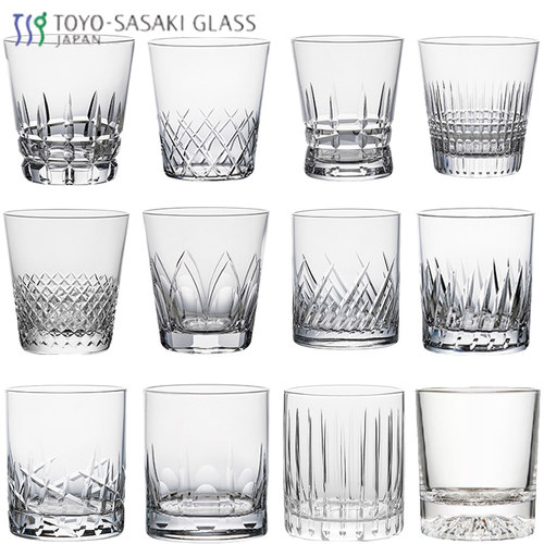 日本进口佐佐木水晶威士忌杯