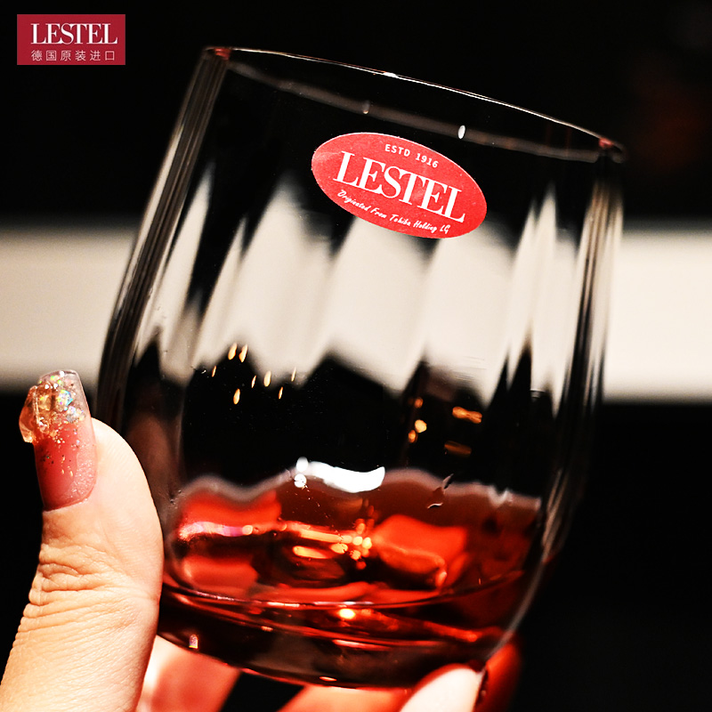 德国进口LESTEL彩色水晶玻璃杯子