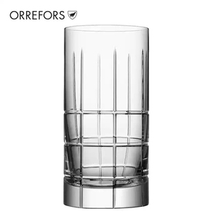 Orrefors瑞典进口水晶玻璃威士忌洋酒杯鸡尾酒杯果汁饮料高水杯子