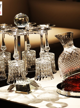 法国CDA进口水晶玻璃高档古典红酒白葡萄酒高脚杯酒具醒酒器套装