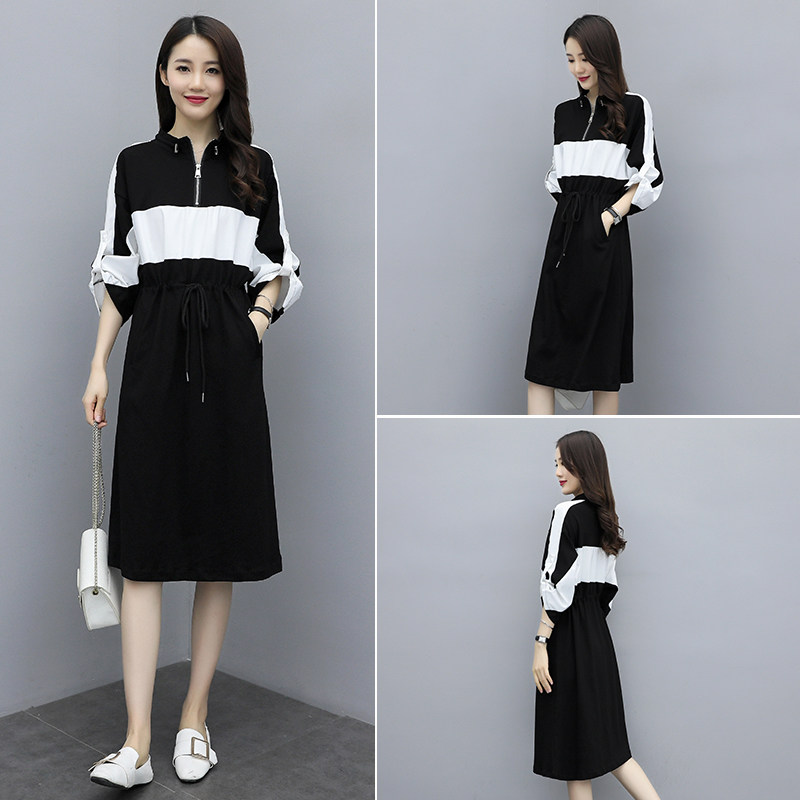 孕妇春秋装连衣裙女洋气2023年新款辣妈韩版外出春秋上衣宽松卫衣